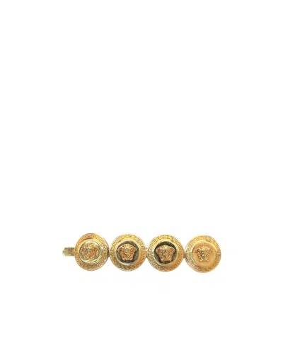 Versace Copper Hairpin In Yellow