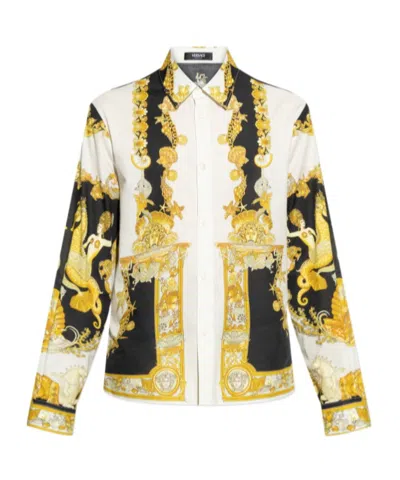 Versace Coral Theatre Button-up Shirt