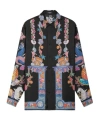 Versace Printed Silk-twill Shirt