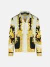 Versace 'coral Theatre' Ivory Cotton Shirt