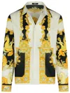 Versace Coral Theatre Shirt And Blouse Multicolor In Brown