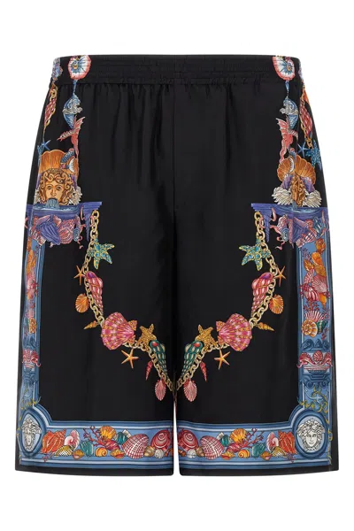 VERSACE 'CORAL THEATRE' PRINT BERMUDA SHORTS