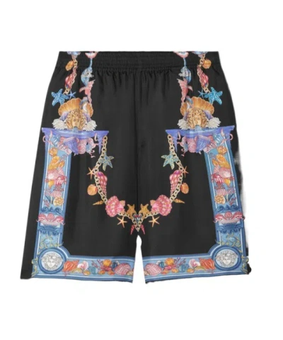 Versace Coral Theatre-print Shorts