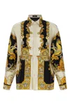Versace Coral Theatre Shirt And Blouse Multicolor In Multi