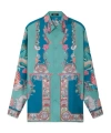 Versace Chemise En Soie Coral Theatre