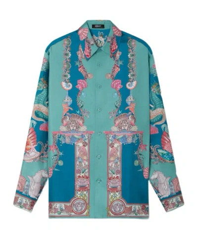 VERSACE VERSACE THEATRE PRINT LONG-SLEEVE SHIRT