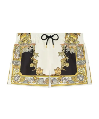 VERSACE VERSACE CORAL THEATRE PRINTED SWIM SHORTS