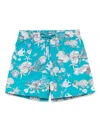 Versace Coral Theater Swim Trunks