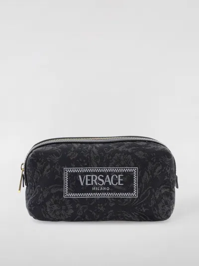 Versace Cosmetic Case  Woman Color Black