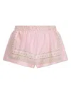 Versace Chain Print Shorts In Pink