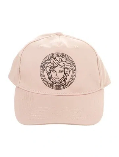 Pre-owned Versace Cotton Baseball Hat W/tags In Pink