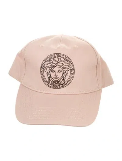 Pre-owned Versace Cotton Baseball Hat W/tags In Pink