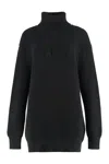 Versace Cotton Blend Turtleneck Sweater