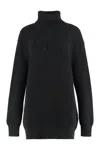 Versace Cotton Blend Turtleneck Sweater