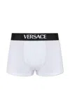 Versace White Boxers With Elastic Waistband In White