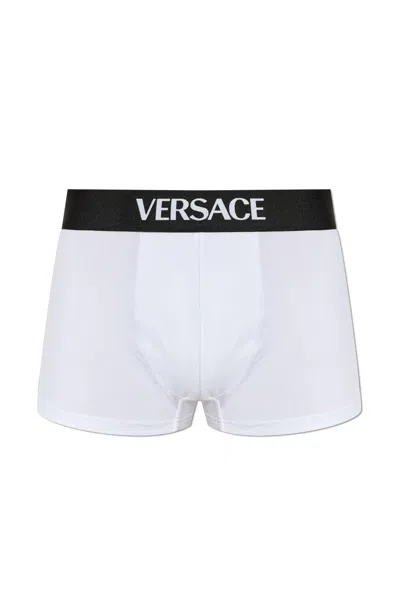 VERSACE VERSACE COTTON BOXERS WITH LOGO