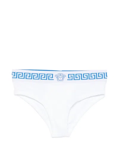Versace Cotton Briefs In White