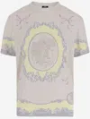 Versace Multicolor Logo Crewneck T-shirt