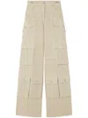 Versace Cargo Jeans In Neutrals