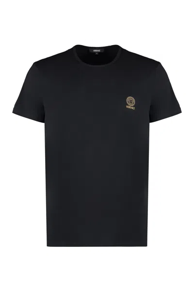 VERSACE COTTON CREW-NECK T-SHIRT