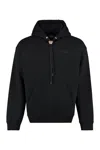 Versace Cotton Sweatshirt With Iconic Embroidery On The Front In Black