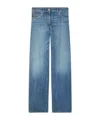 Versace Medium Blue Boyfriend Jeans In Blue