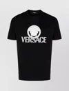 Versace Man T-shirt Black Size L Cotton In Black