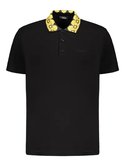 VERSACE COTTON POLO SHIRT