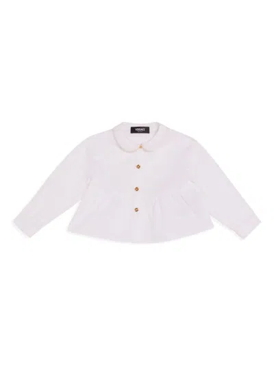Versace Kids' Cotton Shirt In Pink