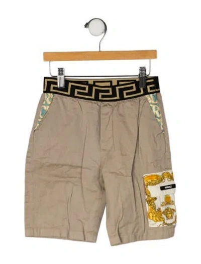 Pre-owned Versace Babies' Cotton Shorts In Neutral