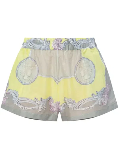 VERSACE CAMEO COVER-UP SHORTS