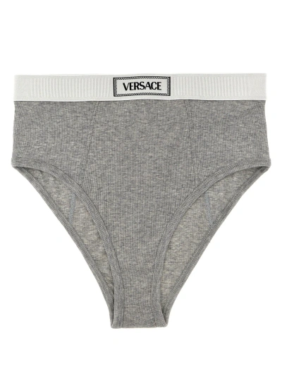 Versace Cotton Slip. In Gray