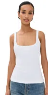 Versace White 90s Vintage Logo Tank Top In 1w000/optical White