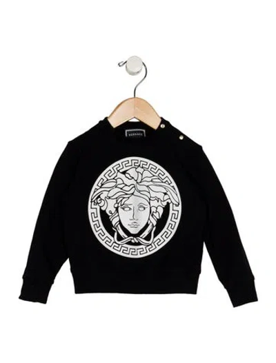 Pre-owned Versace Babies' Cotton Swetaer In Black