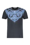 Versace Short-sleeved T-shirt In Blue