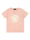 Versace Cotton T-shirt In Pink