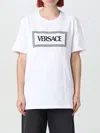 Versace Cotton T-shirt In Optical White