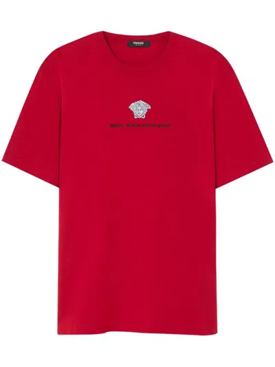Versace T-shirts And Polos Red