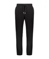 Versace Drawstring Waist Track Pants In Black