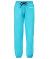 Versace Logo-embroidered Track Pants In Blue