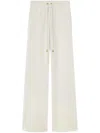 Versace Cotton Track Pants In Neutrals