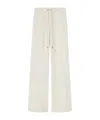 Versace Cotton Track Pants In White