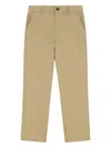 Versace Cotton Trousers In Brown