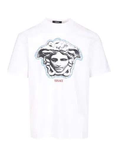 Versace Cotton T-shirt In White