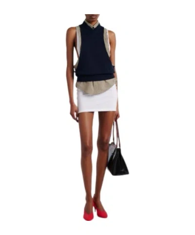 Versace Cotton-blend Jersey Minidress In Multi