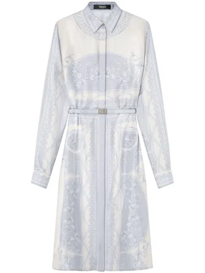 VERSACE `COUPE DES DIEUX BAROCCO FOULARD` DRESS