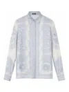 Versace Camisa - Plata In Plata