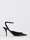 Versace Medusa Patent Calfskin Stiletto Pump In Black