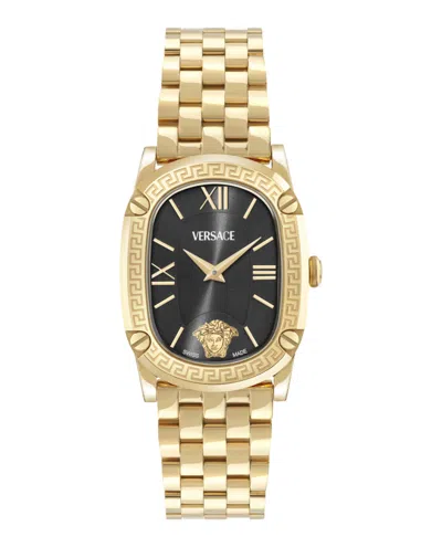 Versace Couture Bracelet Watch In Gold