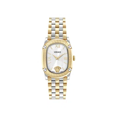 Pre-owned Versace Couture Bracelet Watch 'two Tone' | Gold | Women's Size Onesize